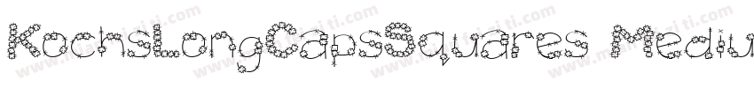 KochsLongCapsSquares Medium字体转换